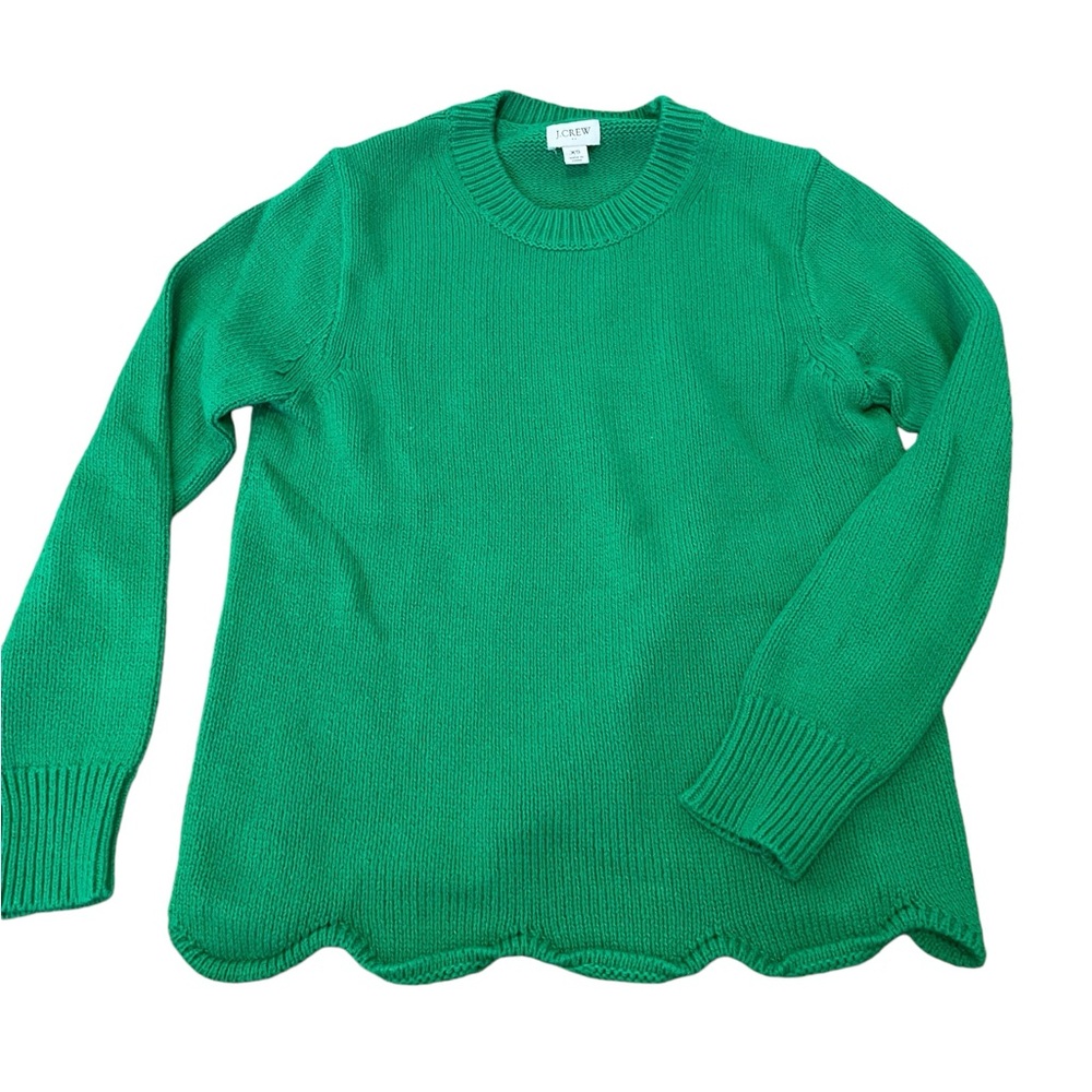 ❤️ J Crew emerald green sweater
